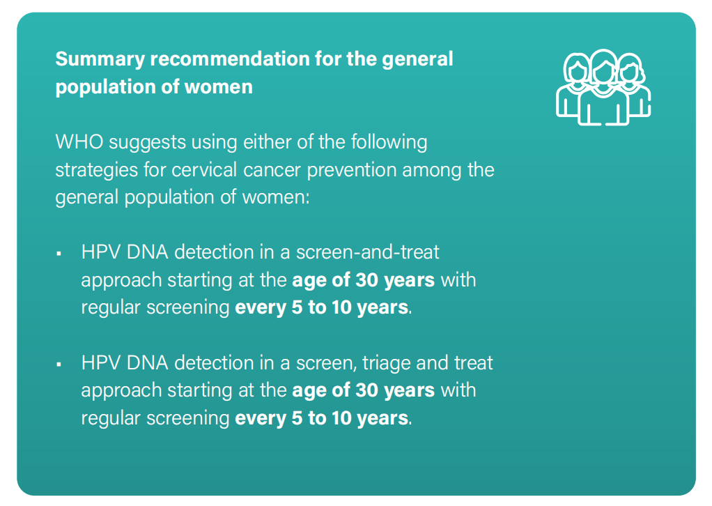 WHO發(fā)布宮頸癌防治新版指南，「推薦HPV-DNA 檢測(cè)為宮頸癌首選篩查方法」